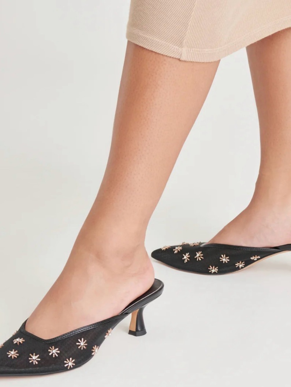 Dolce Vita - Clara Heels Black Mesh